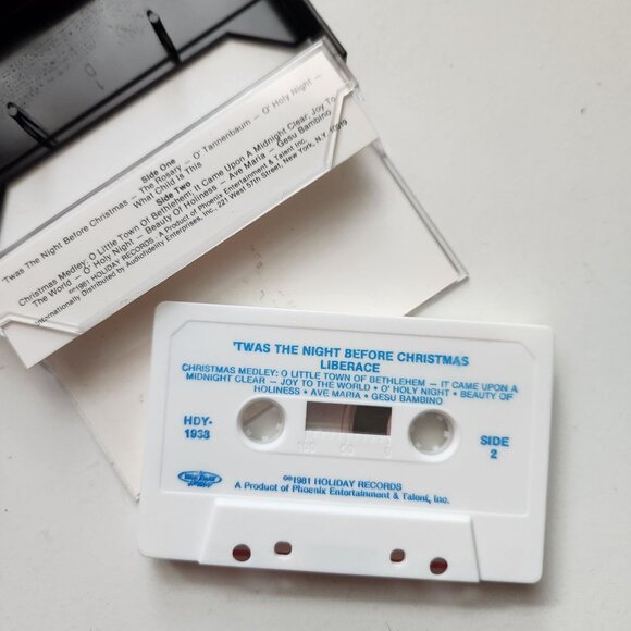Liberace Twas The Night Before Christmas Cassette Tape HDY-1938 - Picture 3 of 4